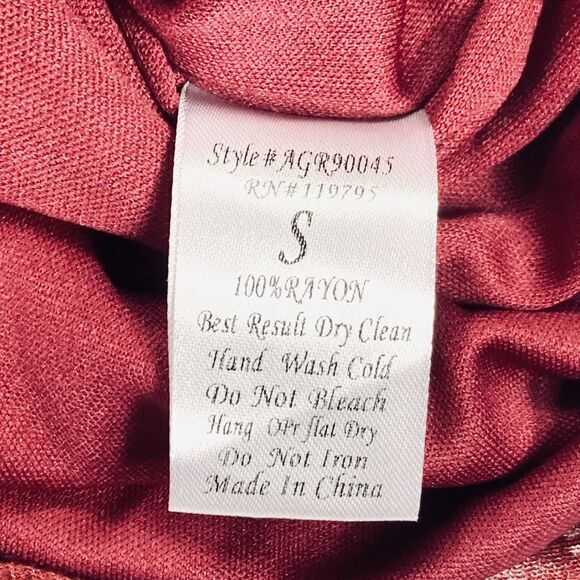 Sadie & Sage Cold Shoulder Bell Sleeve Romper S Burgundy Bohemian Beach Jumpsuit - Picture 14 of 14